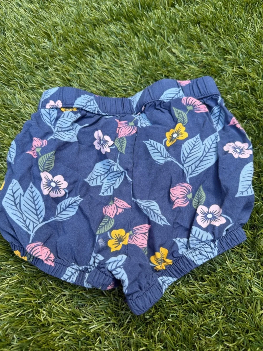 Kids Pink Plaid Ruffle skort & Navy Floral Shorts Set
